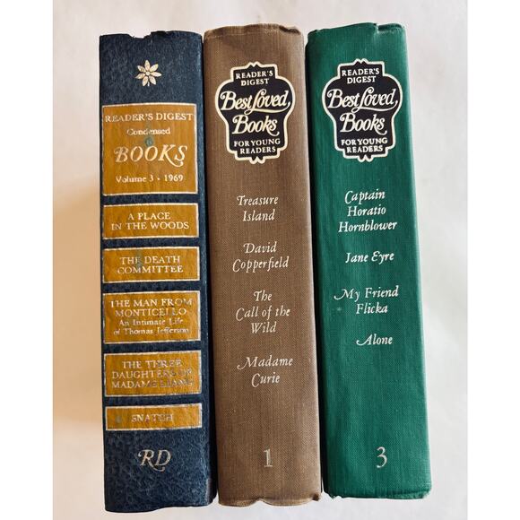 Vintage 1960’s Reader's Digest Condensed Books Best Loved Books Young Readers - Picture 1 of 6